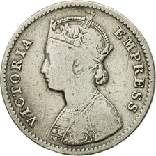 Coin, INDIA-BRITISH, Victoria, 1/4 Rupee, 1883, VF(30-35), Silver, KM:490