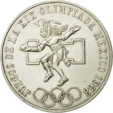 Mexico, 25 Pesos, 1968, Mexico City, AU(55-58), Silver, KM:479.1
