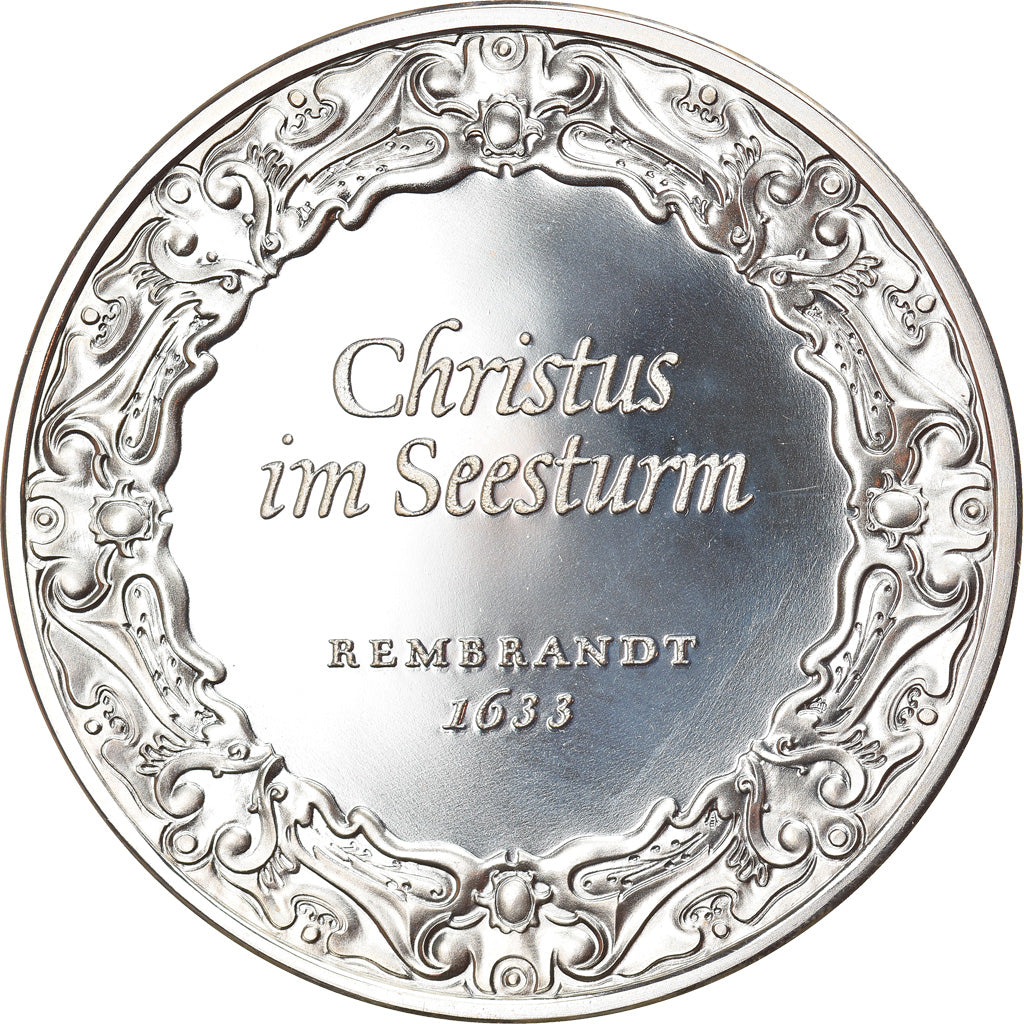 France, Médaille, Peinture, Rembrandt, Tempête sur la Mer de Galilée, Arts &