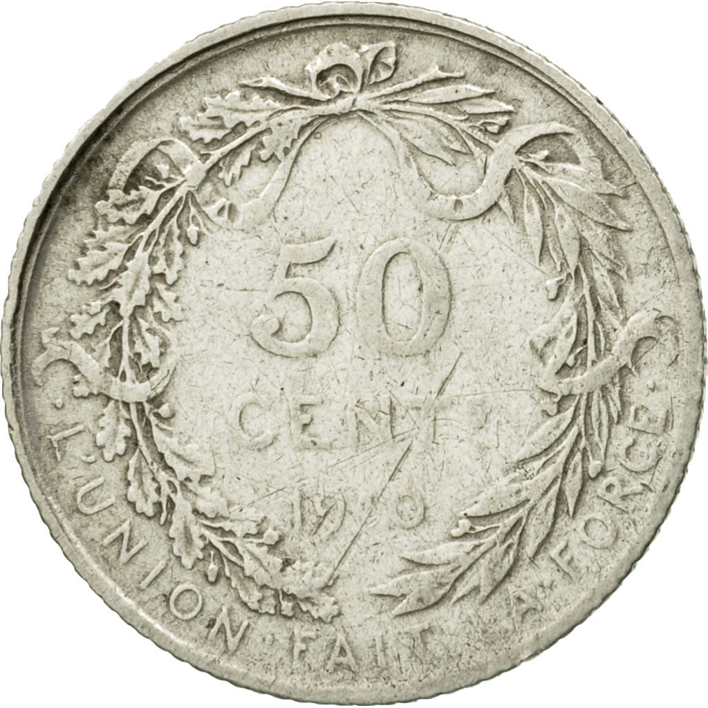 Coin, Belgium, 50 Centimes, 1910, VF(30-35), Silver, KM:70