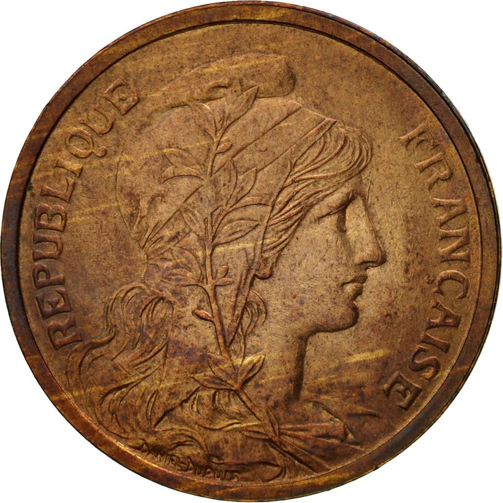 Coin, France, Dupuis, 2 Centimes, 1913, Paris, EF(40-45), Bronze, KM:841