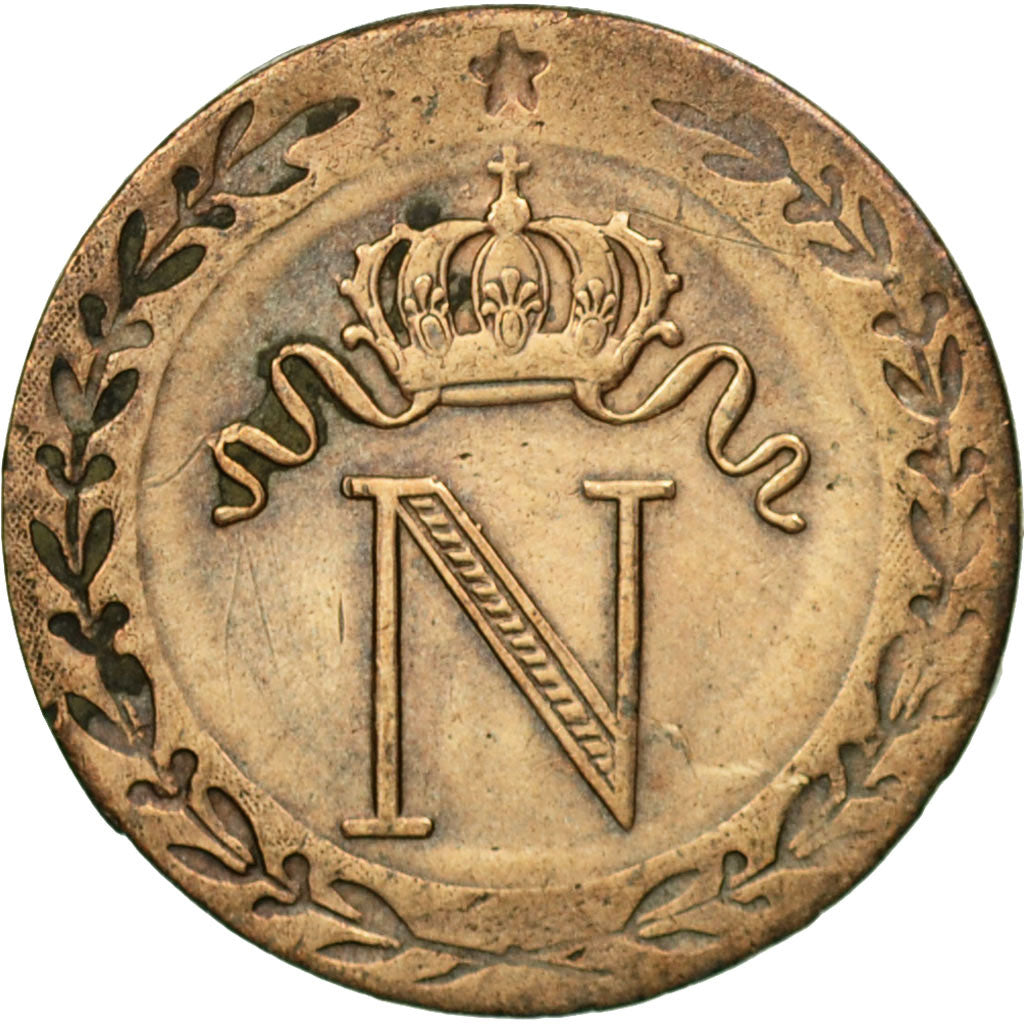 Coin, France, Napoléon I, 10 Centimes, 1809, Paris, F(12-15), Billon, KM:676.1