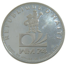 HAITI, 25 Gourdes, 1974, KM #103, MS(65-70), Silver, 8.00