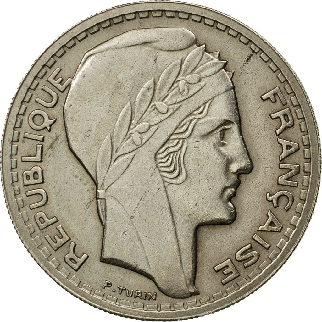 Coin, France, Turin, 10 Francs, 1946, Paris, AU(50-53), Copper-nickel, KM:908.1