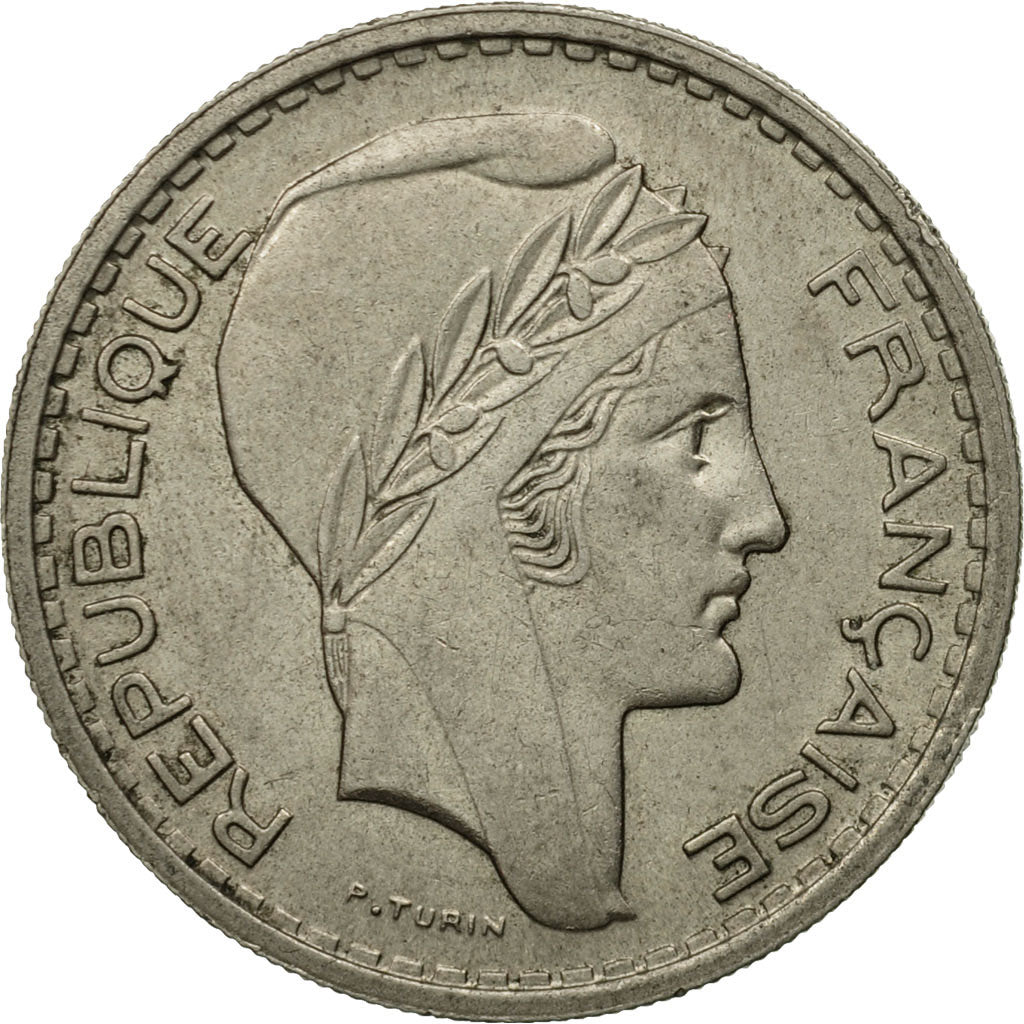 Coin, France, Turin, 10 Francs, 1947, Paris, EF(40-45), Copper-nickel, KM:909.1