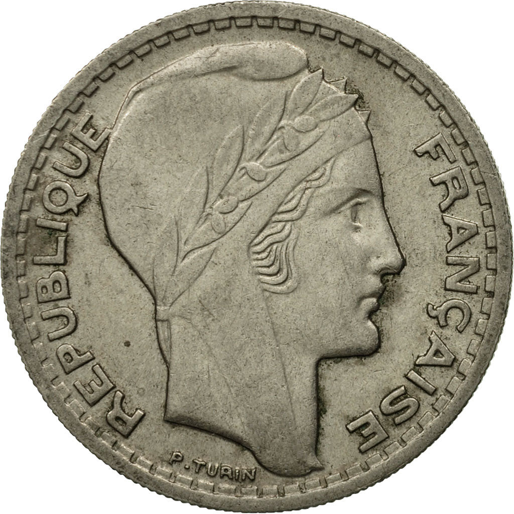 Coin, France, Turin, 10 Francs, 1947, Beaumont - Le Roger, VF(20-25)