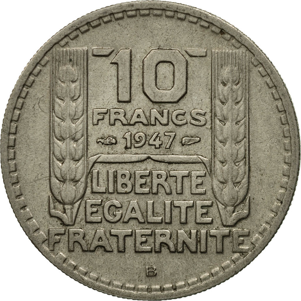 Coin, France, Turin, 10 Francs, 1947, Beaumont - Le Roger, VF(20-25)