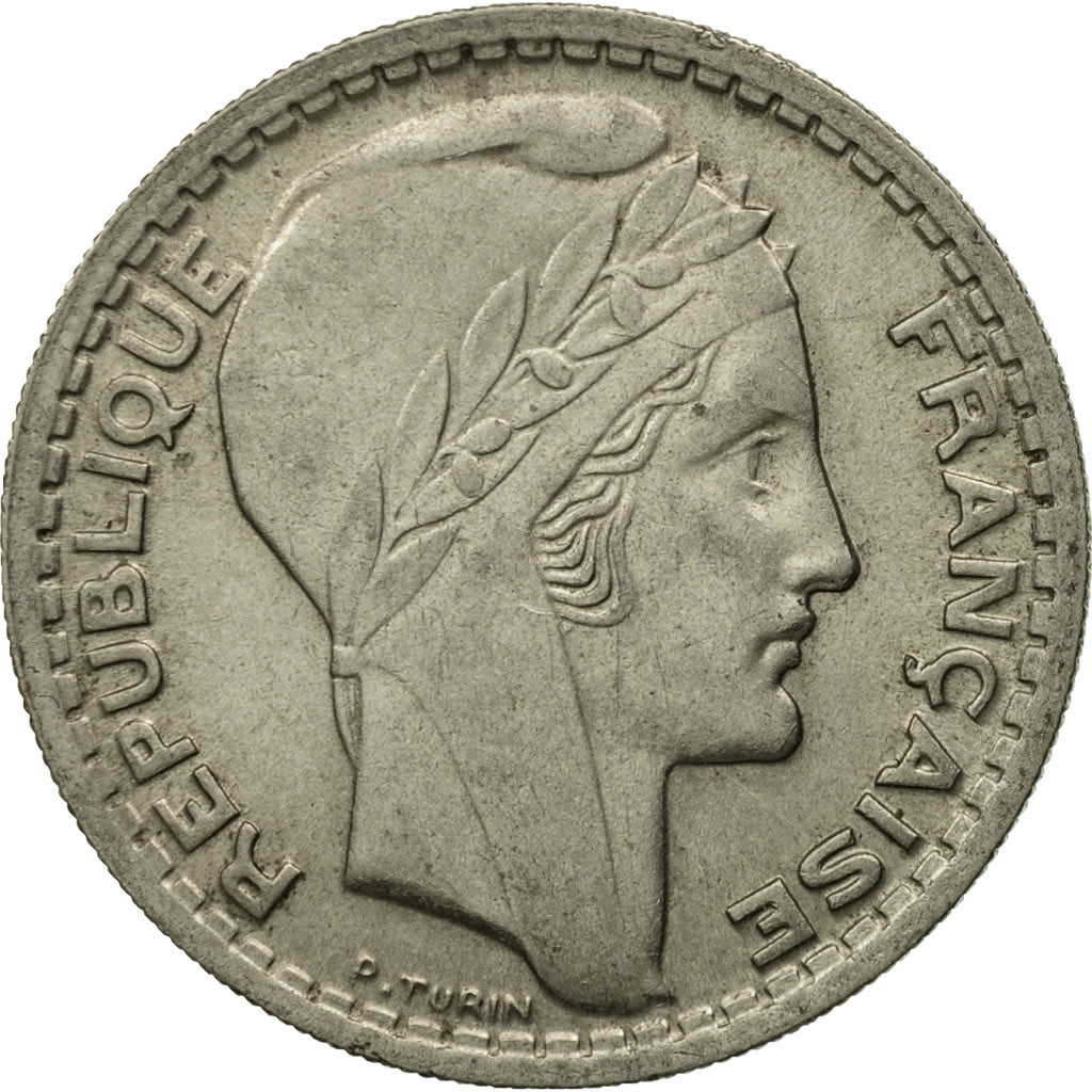 Monnaie, France, Turin, 10 Francs, 1947, Beaumont - Le Roger, TB+