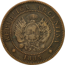 Moneta, Argentina, Centavo, 1885, BB, Bronzo, KM:32