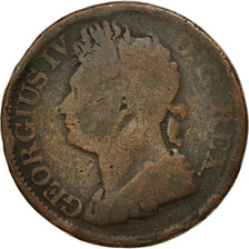 Moneta, Irlanda, 1/2 Penny, 1822, B+, Rame, KM:150