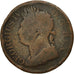 Moneta, Irlanda, 1/2 Penny, 1822, B+, Rame, KM:150