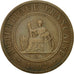 Moneta, INDOCINA FRANCESE, Cent, 1892, Paris, BB+, Bronzo, KM:1