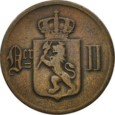 Coin, Norway, 5 Öre, 1875, EF(40-45), Bronze, KM:349