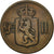Coin, Norway, 5 Öre, 1875, EF(40-45), Bronze, KM:349