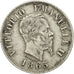 Coin, Italy, Vittorio Emanuele II, 50 Centesimi, 1863, Milan, EF(40-45), Silver