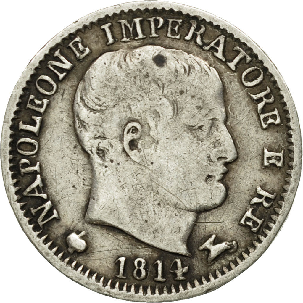 Coin, ITALIAN STATES, KINGDOM OF NAPOLEON, Napoleon I, 5 Soldi, 1814, Milan