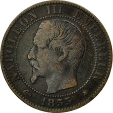 Coin, France, Napoleon III, Napoléon III, 5 Centimes, 1855, Strasbourg