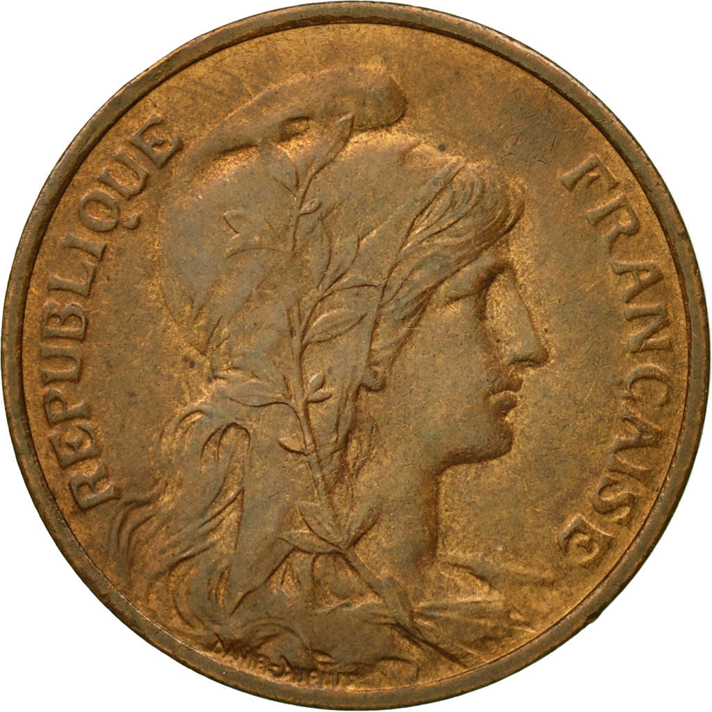 Coin, France, Dupuis, 5 Centimes, 1912, Paris, AU(50-53), Bronze, KM:842, Le