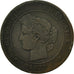 Coin, France, Cérès, 10 Centimes, 1872, Paris, VF(20-25), Bronze, KM:815.1