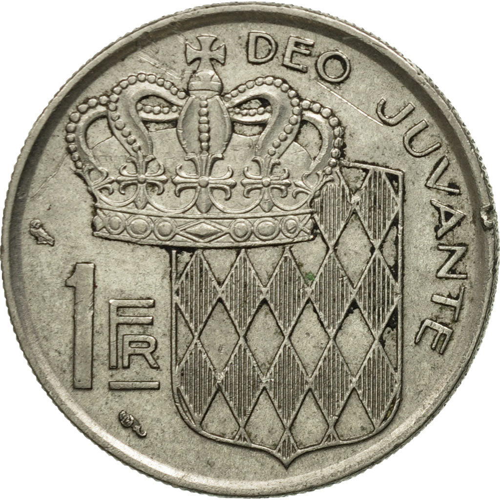 Coin, Monaco, Rainier III, Franc, 1960, VF(30-35), Nickel, KM:140, Gadoury:MC