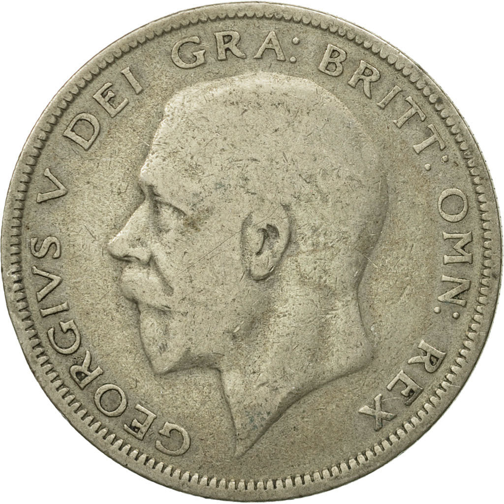 Coin, Great Britain, George V, 1/2 Crown, 1933, VF(30-35), Silver, KM:835