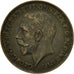 Coin, Great Britain, George V, 1/2 Penny, 1925, EF(40-45), Bronze, KM:809