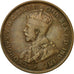 Moneda, Australia, George V, Penny, 1912, MBC+, Bronce, KM:23
