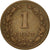 Moneta, Holandia, William III, Cent, 1878, EF(40-45), Bronze, KM:107.1