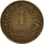Moneda, Países Bajos, William III, Cent, 1878, BC+, Bronce, KM:107.1