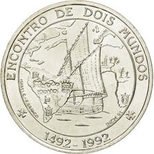 Coin, Portugal, 1000 Escudos, 1992, Lisbon, AU(55-58), Silver, KM:657