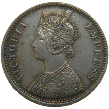 British India, 1 Rupee, 1891, KM #46, AU(50-53), Silver, 11.50