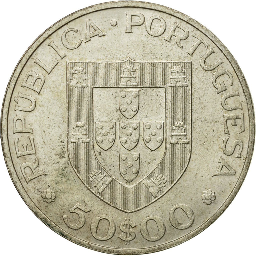 Moneta, Portogallo, 50 Escudos, 1969, BB+, Argento, KM:599