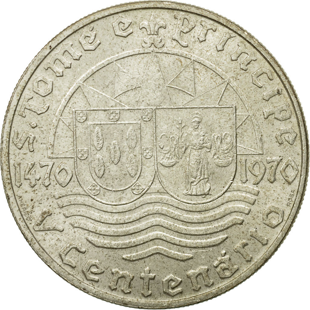 Coin, Portugal, 50 Escudos, 1970, AU(55-58), Silver, KM:21