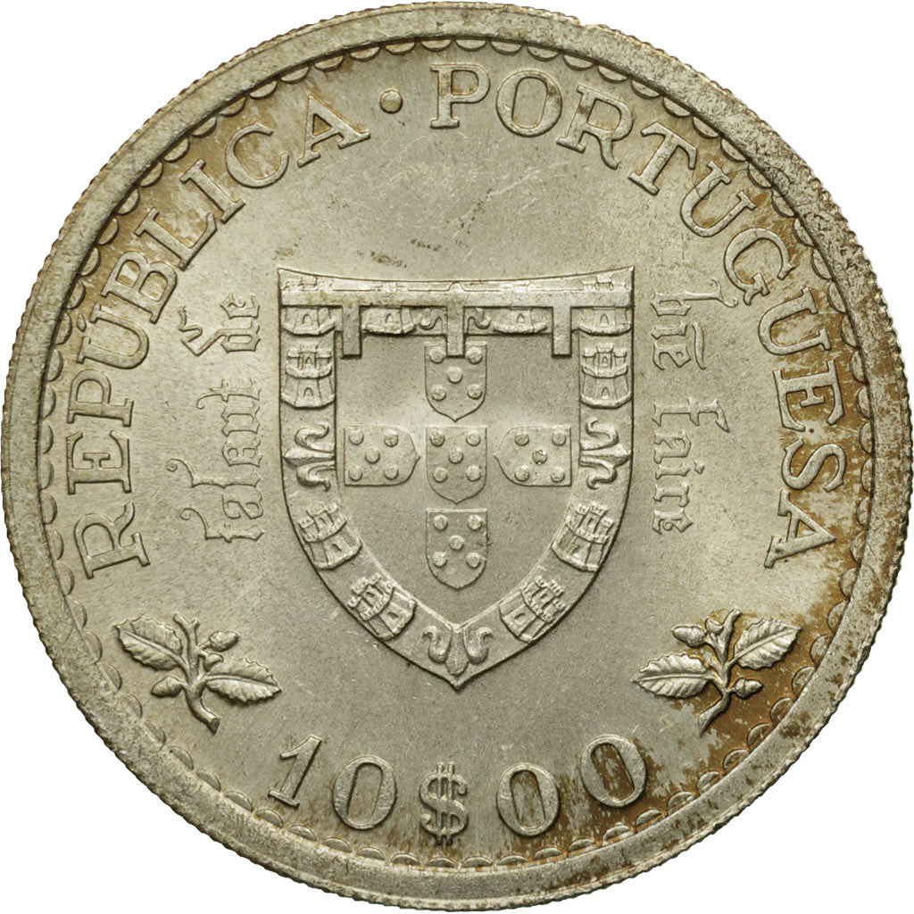 Coin, Portugal, 10 Escudos, 1960, Lisbon, AU(50-53), Silver, KM:588