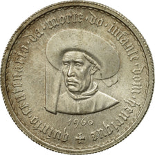 Coin, Portugal, 5 Escudos, 1960, Lisbon, EF(40-45), Silver, KM:587