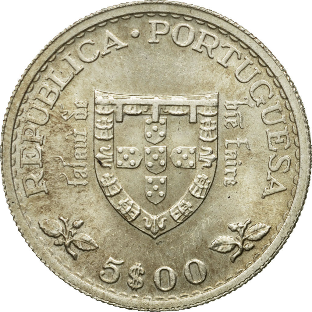 Monnaie, Portugal, 5 Escudos, 1960, Lisbonne, TTB+, Argent, KM:587