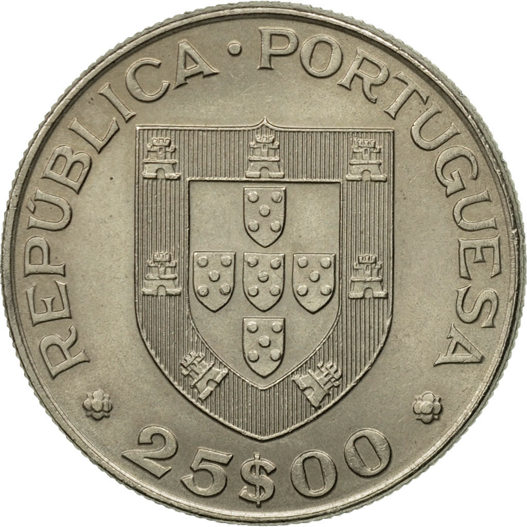 Monnaie, Portugal, 25 Escudos, 1977, Lisbonne, TTB+, Copper-nickel, KM:608