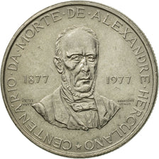 Coin, Portugal, 2-1/2 Escudos, 1977, Lisbon, AU(55-58), Copper-nickel, KM:605