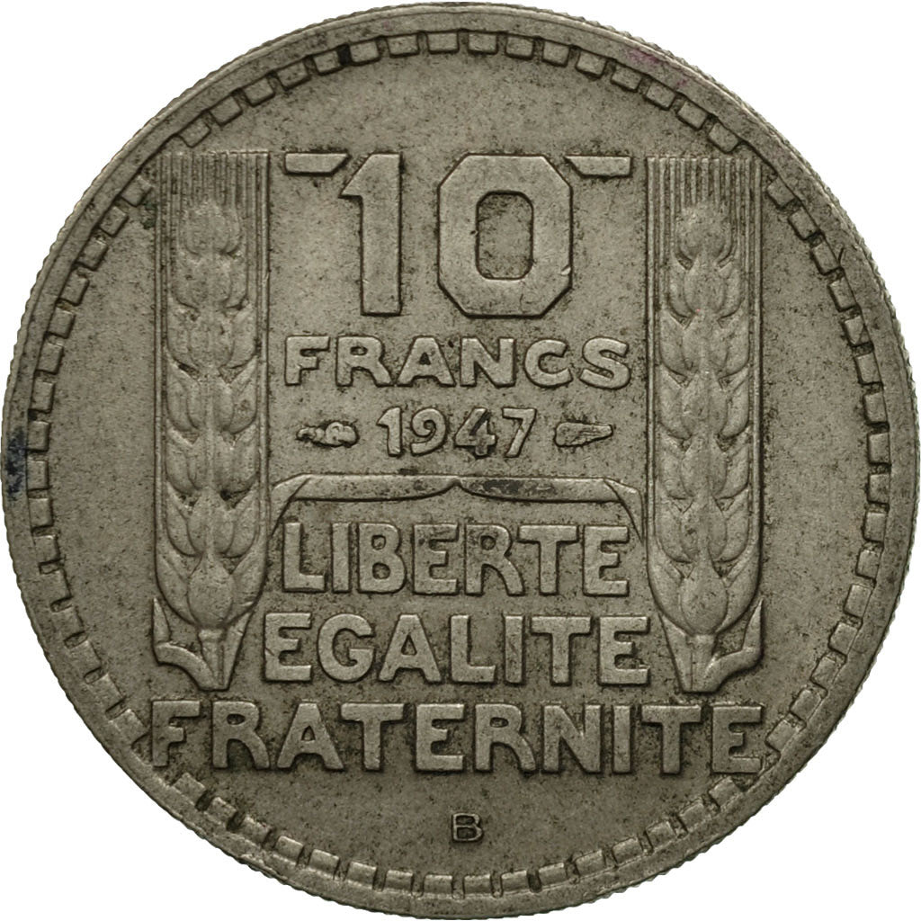 Coin, France, Turin, 10 Francs, 1947, Beaumont - Le Roger, VF(30-35)