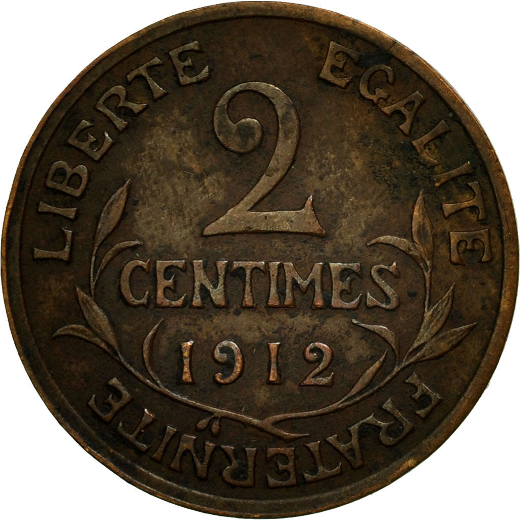 Monnaie, France, Dupuis, 2 Centimes, 1912, Paris, TTB, Bronze, KM:841