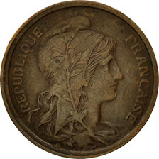 Moneda, Francia, Dupuis, 2 Centimes, 1912, Paris, MBC+, Bronce, KM:841, Le