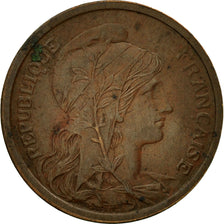 Moneta, Francia, Dupuis, 2 Centimes, 1912, Paris, MB+, Bronzo, KM:841, Le