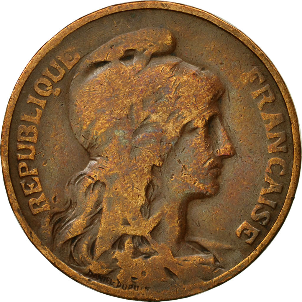 Coin, France, Dupuis, 10 Centimes, 1900, Paris, VF(30-35), Bronze, KM:843, Le