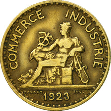 Coin, France, Chambre de commerce, Franc, 1923, Paris, EF(40-45)
