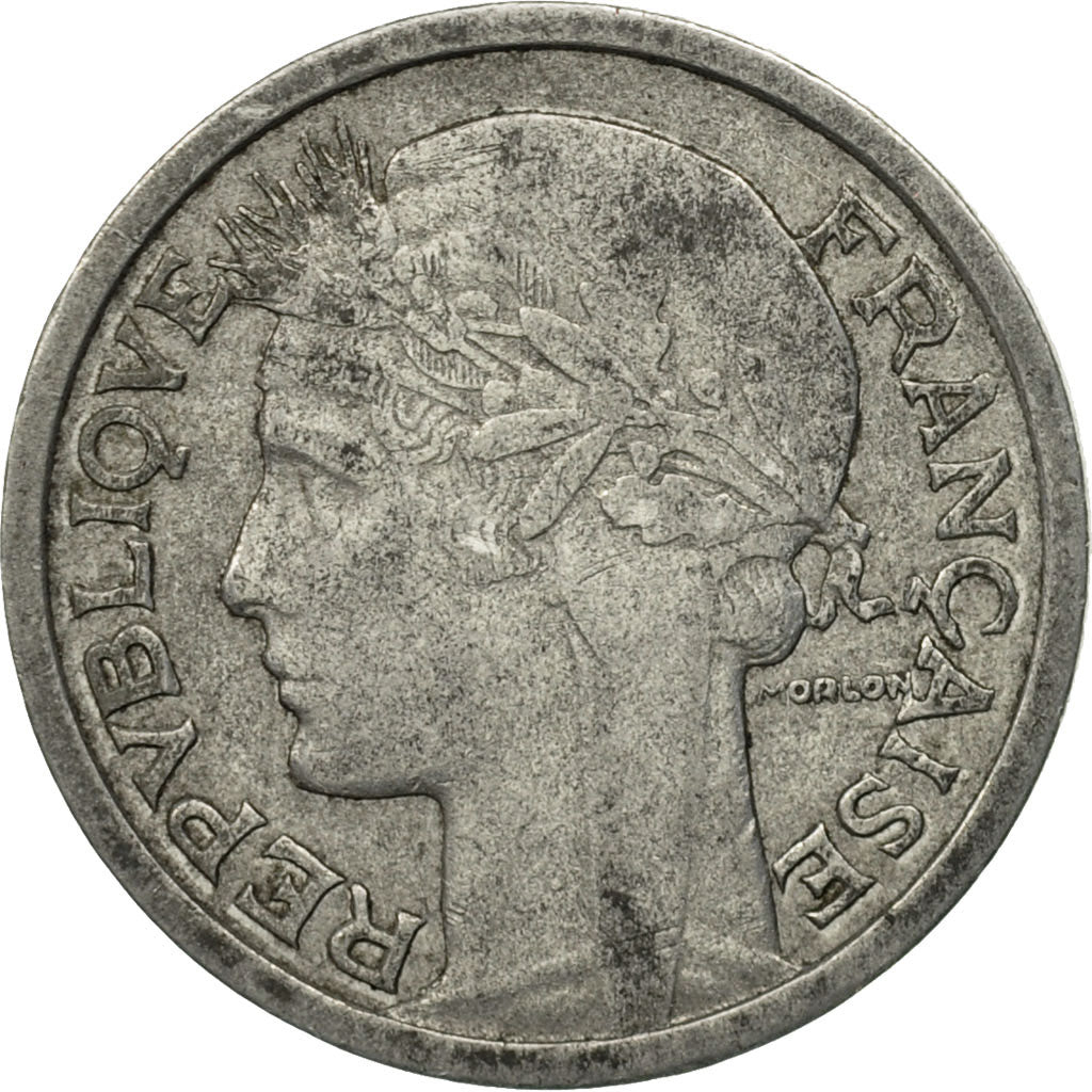 Moneta, Francja, Morlon, Franc, 1958, Paris, VF(30-35), Aluminium, KM:885a.1