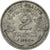 Coin, France, Morlon, 2 Francs, 1958, Paris, VF(30-35), Aluminum, KM:886a.1, Le