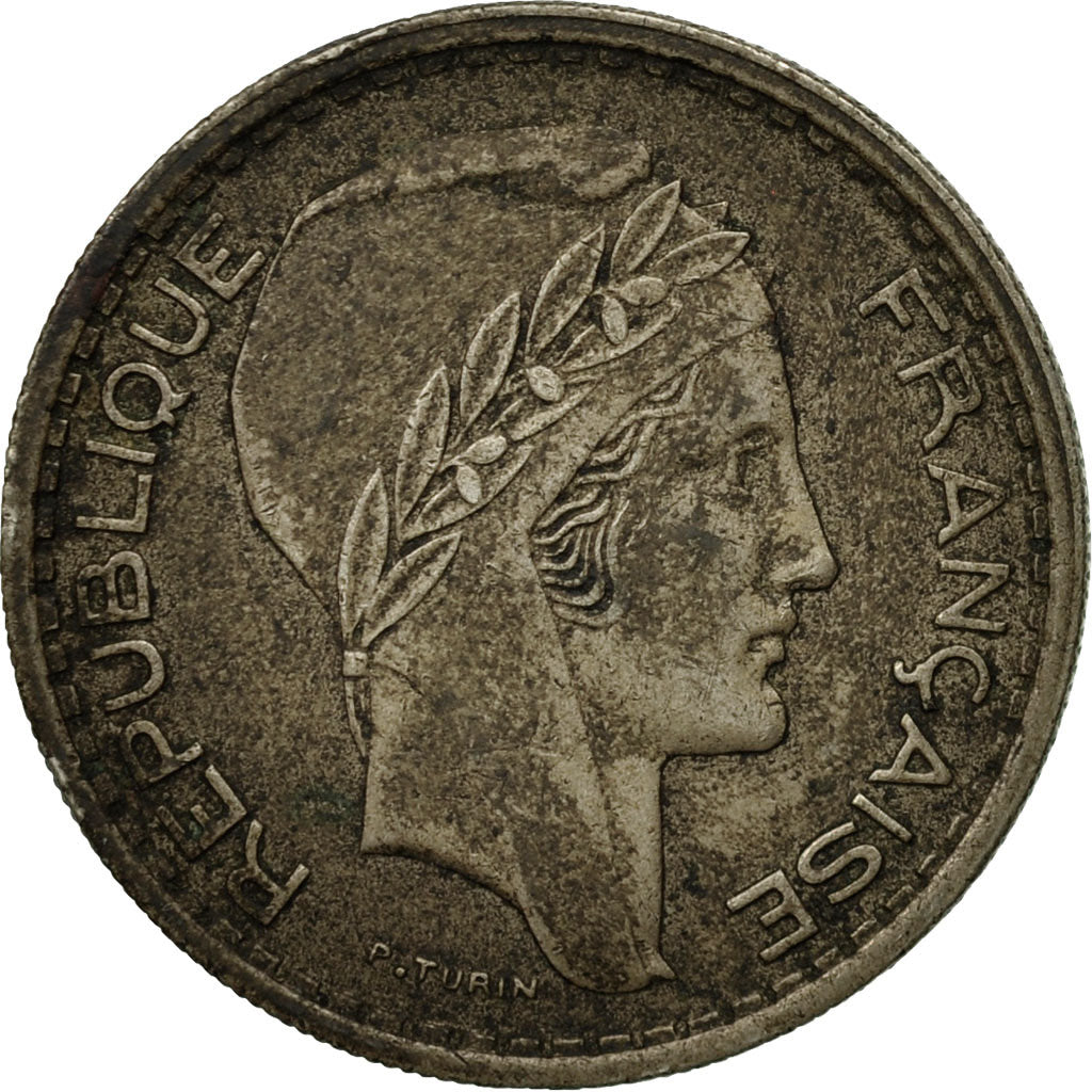 Moneda, Francia, Turin, 10 Francs, 1948, Paris, BC+, Cobre - níquel, KM:909.1
