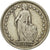 Moneda, Suiza, Franc, 1913, Bern, MBC, Plata, KM:24