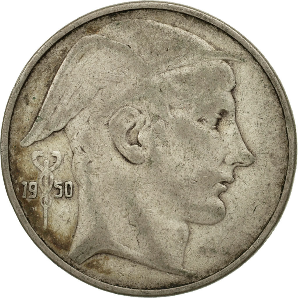 Coin, Belgium, 20 Francs, 20 Frank, 1950, F(12-15), Silver, KM:140.1