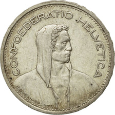 Coin, Switzerland, 5 Francs, 1953, Bern, EF(40-45), Silver, KM:40